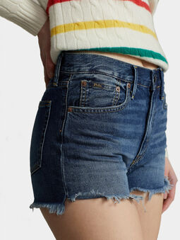 Denim shorts with pockets - 3