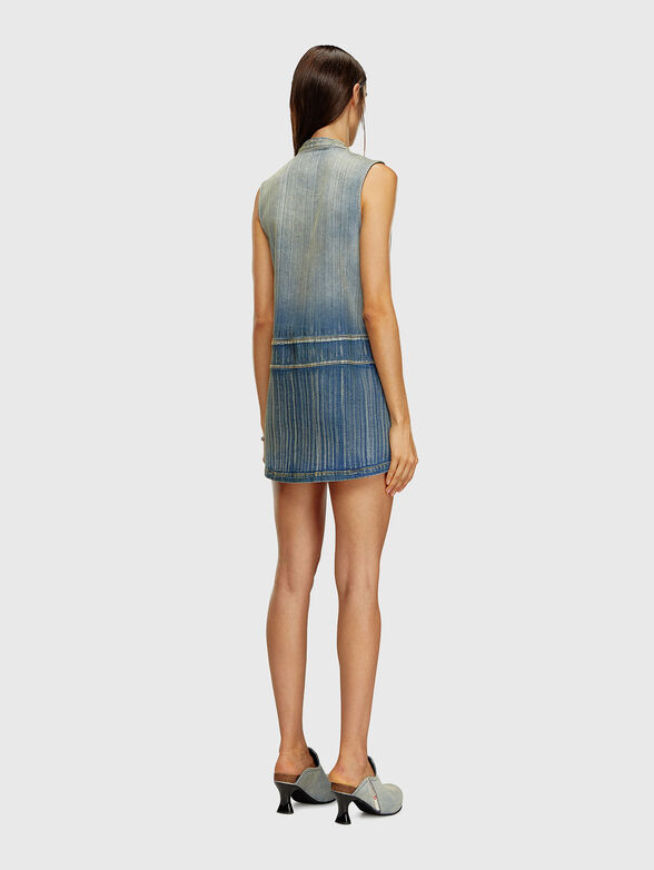 DE-DAME-S mini dress in streaky denim - 2