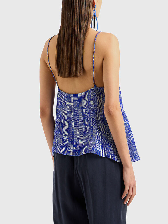 Silk top with thin straps - 3