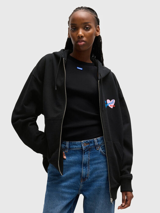 DOA sweatshirt with accent print on the back