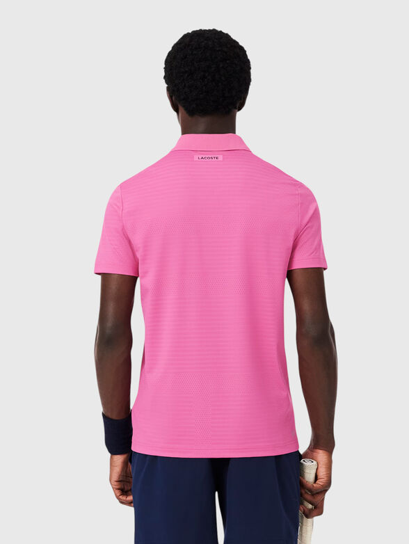 Pink polo shirt - 3