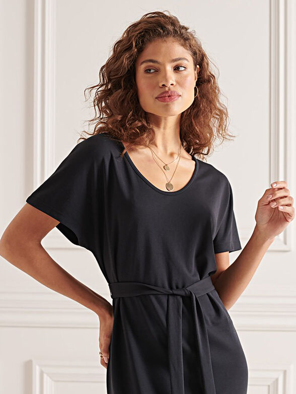 Mini dress with belt - 2