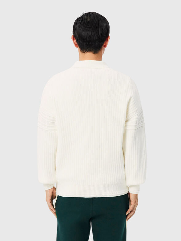 Long-sleeved cotton sweater - 3
