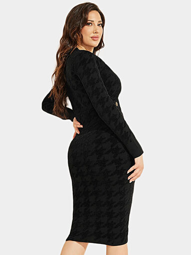 AMBER Black cardigan with zip - 3