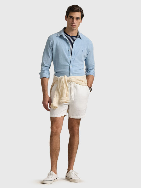 Light blue cotton shirt - 2