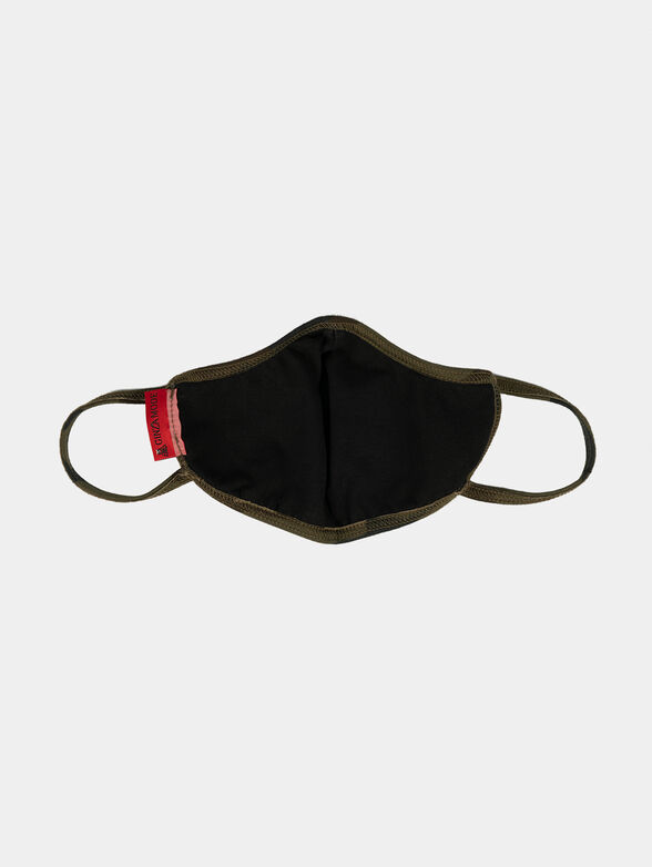 Unisex cotton face mask with camouflage print - 2