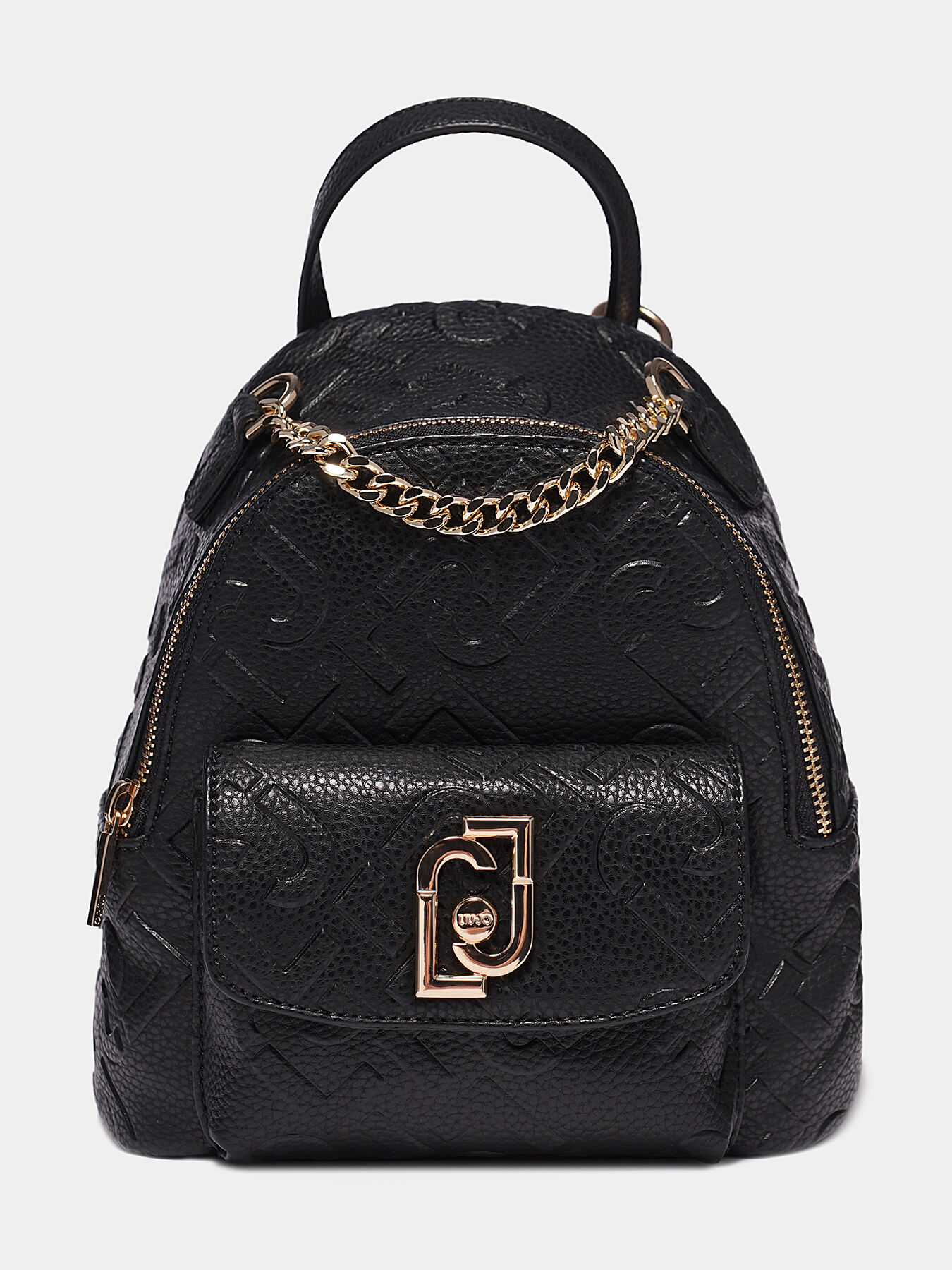 Mini backpack with embossed logo print brand LIU JO
