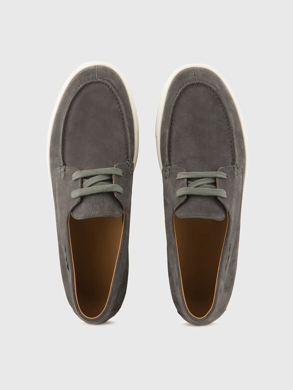 Suede sneakers in beige colour - 6