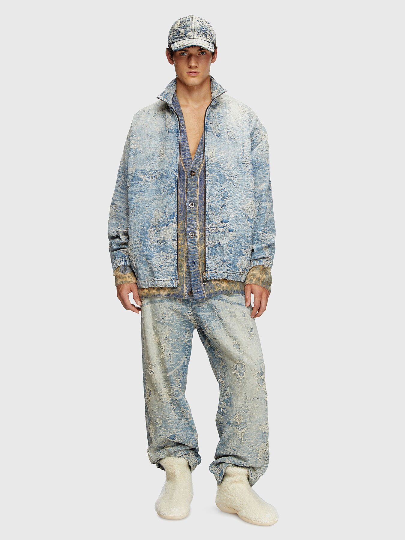 D-KRAP-FSF unisex denim jacket brand DIESEL — Globalbrandsstore.com/en