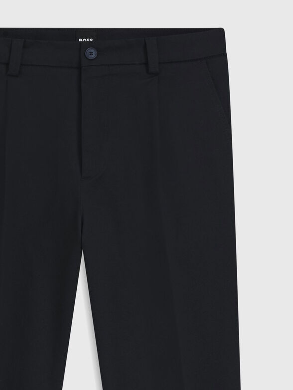Straight cotton trousers - 6
