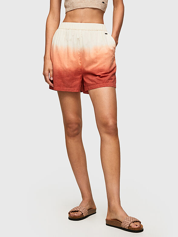 BRIAN shorts with iridescent effect - 0