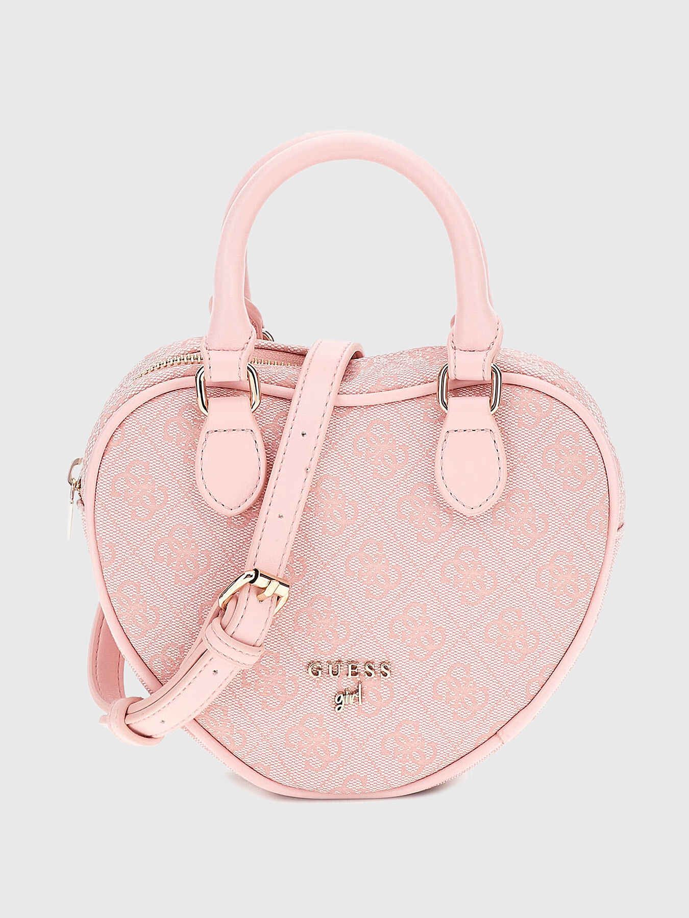 Beige bag in the shape of a heart brand GUESS — Globalbrandsstore.com/en