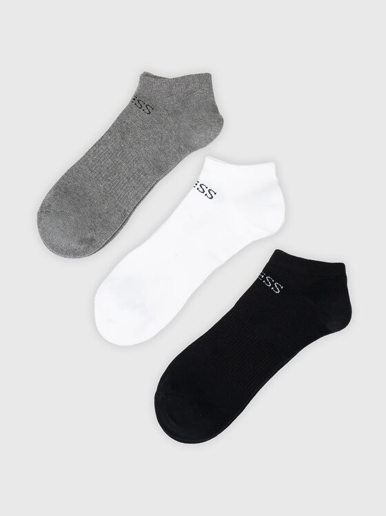 Три чифта чорапи с лого - 1