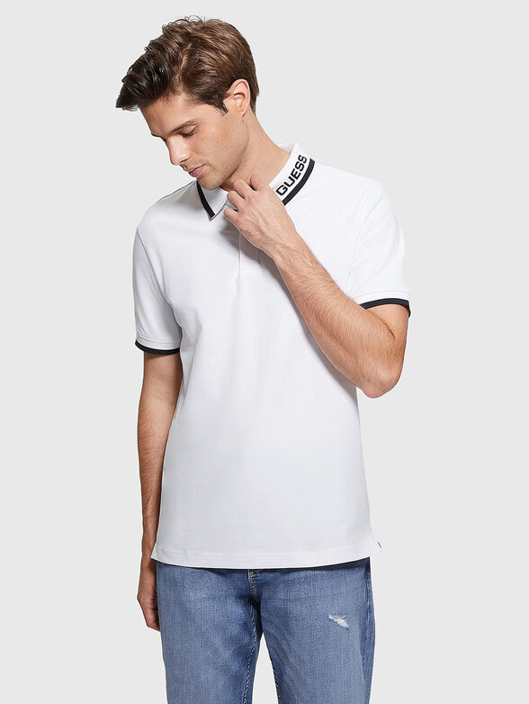 Polo shirt in beige color - 1