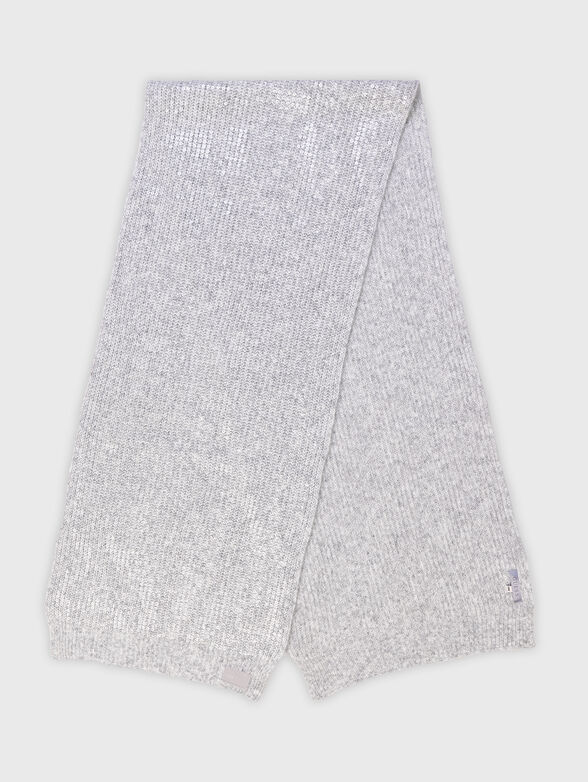 RILEY scarf in black with sequins - 2