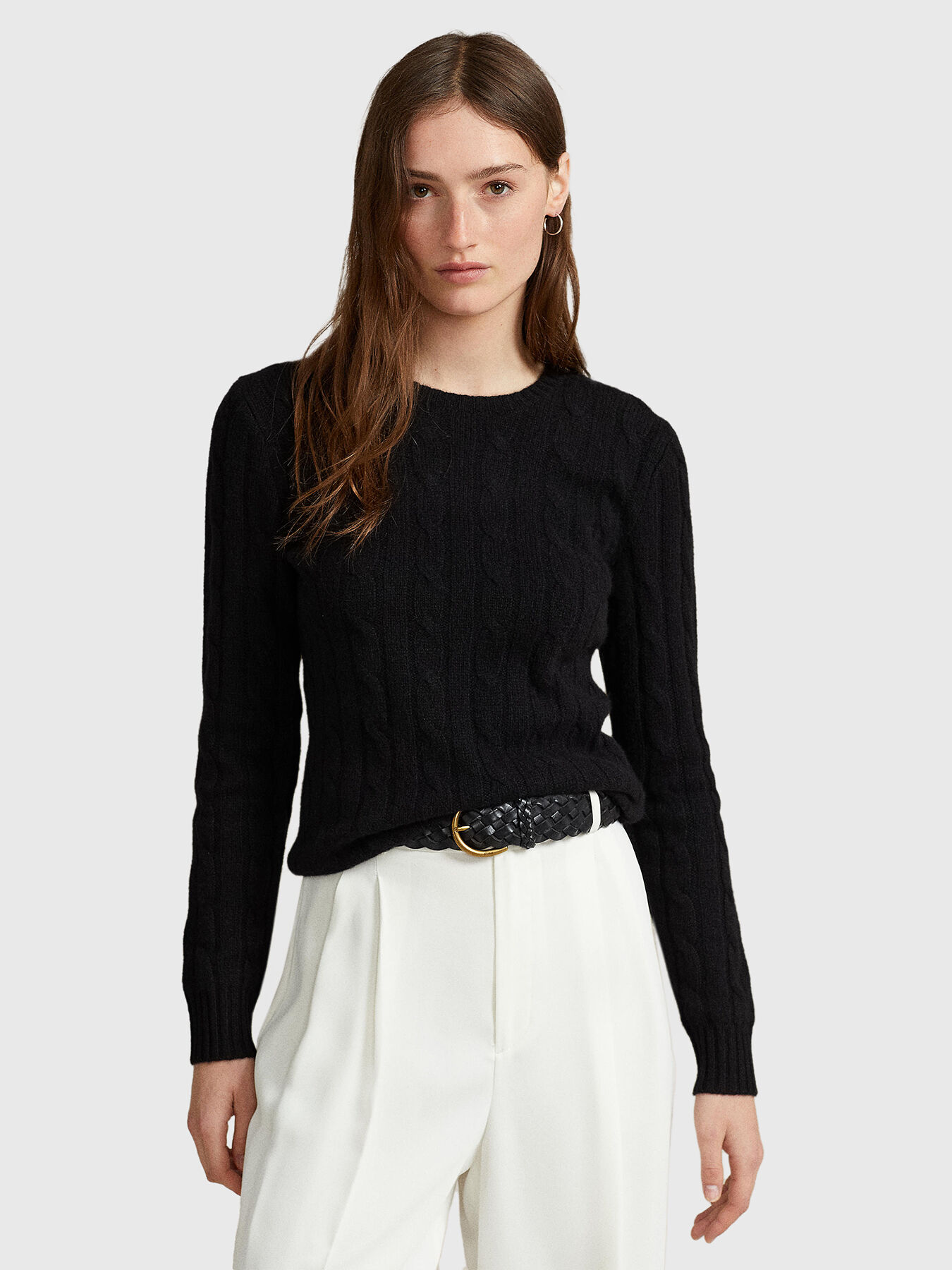 Ralph lauren black cashmere sweater top