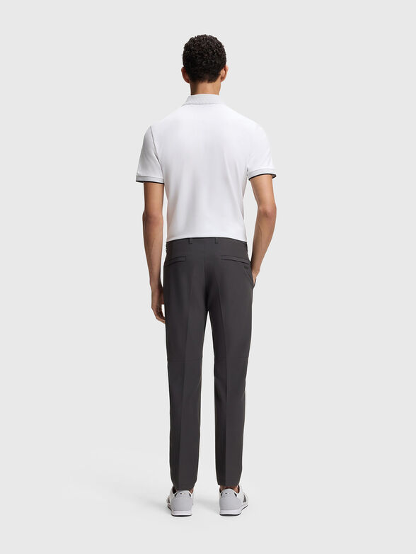 Straight trousers with logo - 2