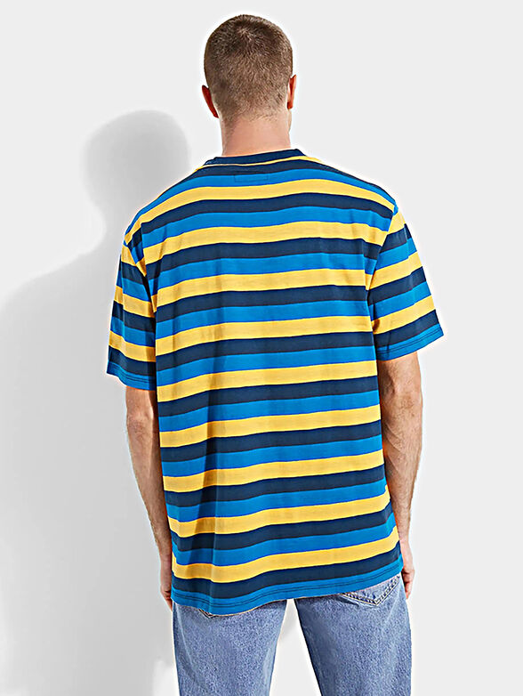 WONDER STRIPE Blue unisex t-shirt - 5