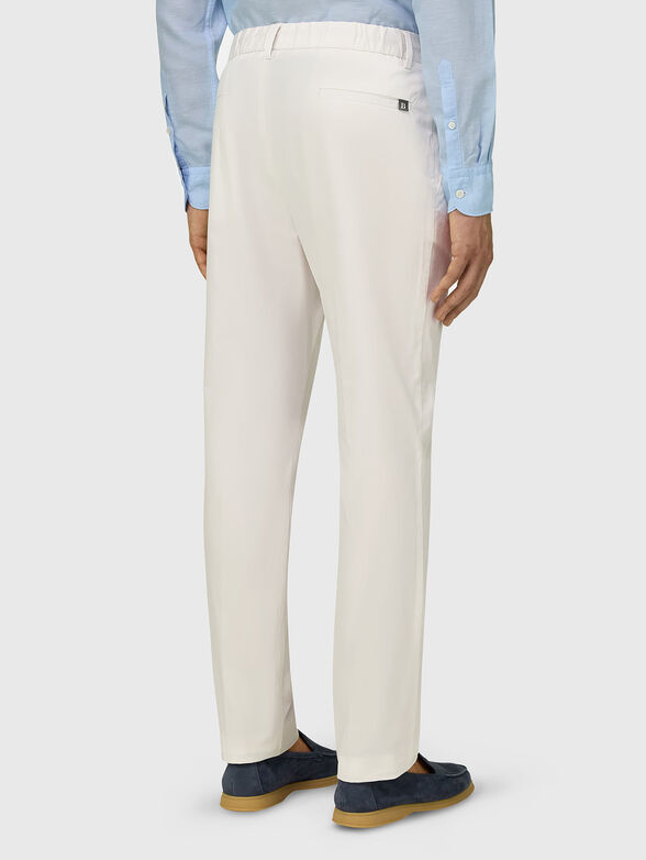 White straight-leg trousers - 2