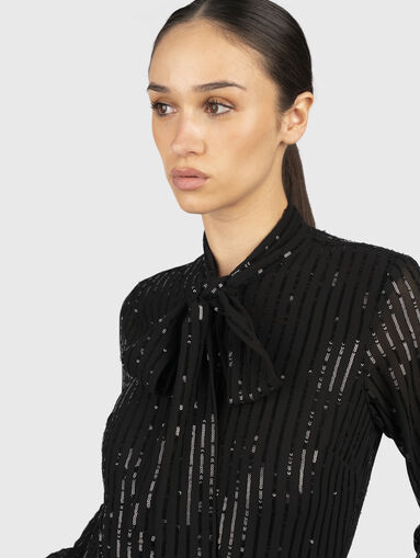 Jumpsuit with appliqu&eacute;d sequins - 3