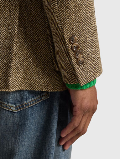 Blazer made from a wool and silk blend - 5