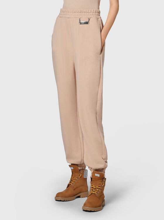 Sweatpants in beige - 1