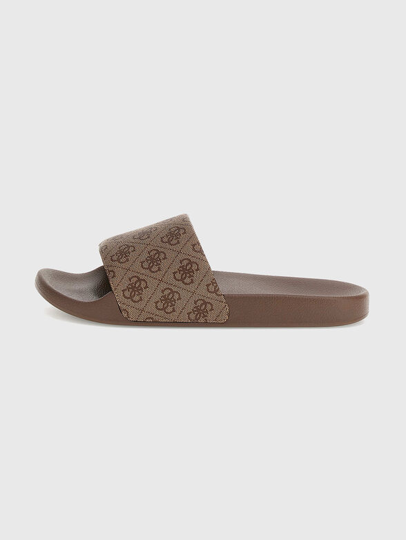 TOKYO slippers with monogram print - 1