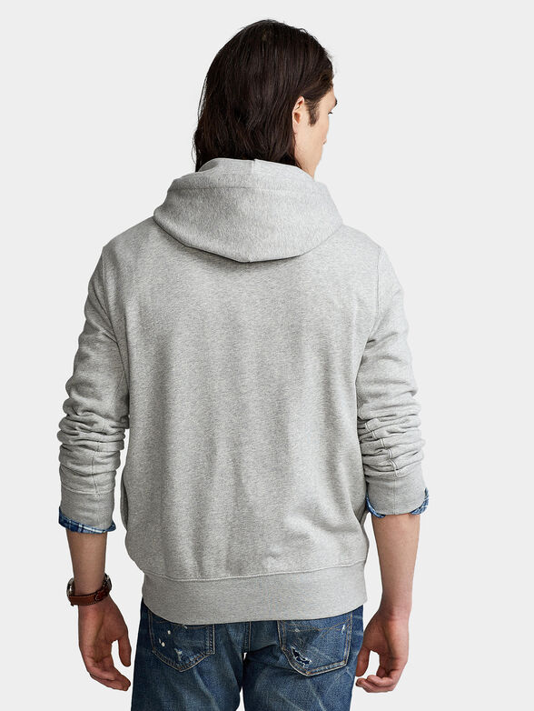 Hooded sweatshirt with POLO BEAR logo print - 3