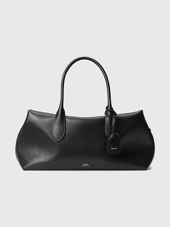 Голяма кожена чанта с дълга презрамка - 1