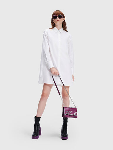 Long shirt with rhinestones - 5