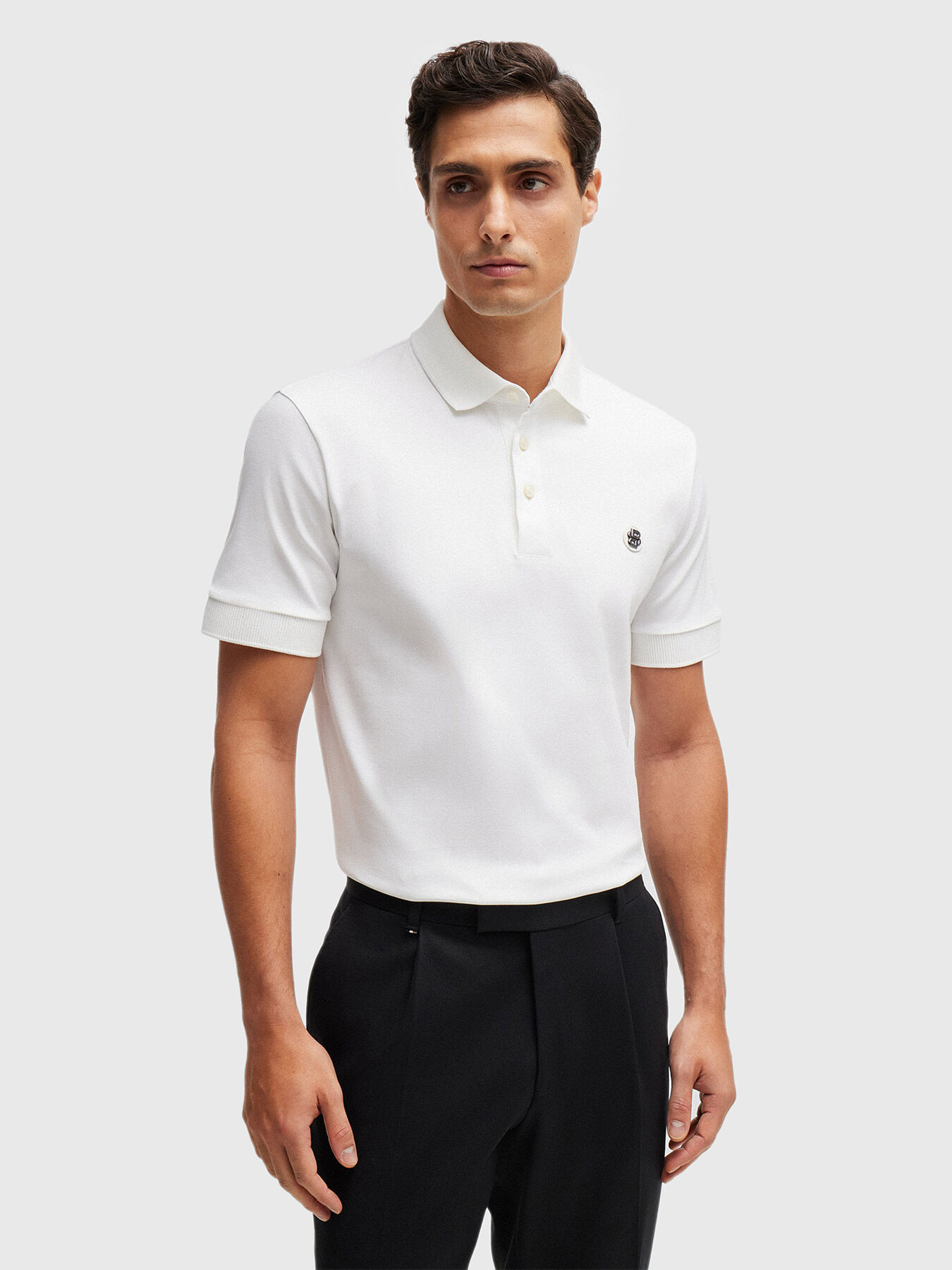 Tシャツ・カットソー Hugo Boss FW25 'C-Parris' polo shirt (50520297 100) C-PARRIS 01 black polo shirt brand BOSS — Globalbrandsstore