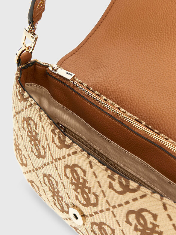 Crossbody bag with logo print - 4