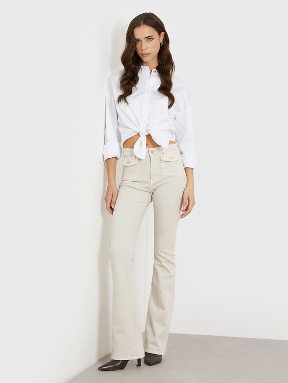 Jeans with high waist  - 4