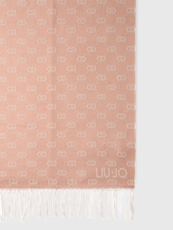 Scarf with monogram print - 2