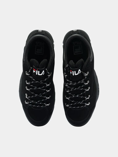 DISRUPTOR HIKER Black sneakers with logo details - 5
