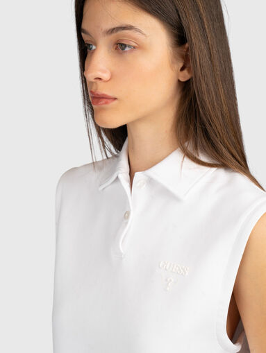 Sleeveless polo shirt - 4