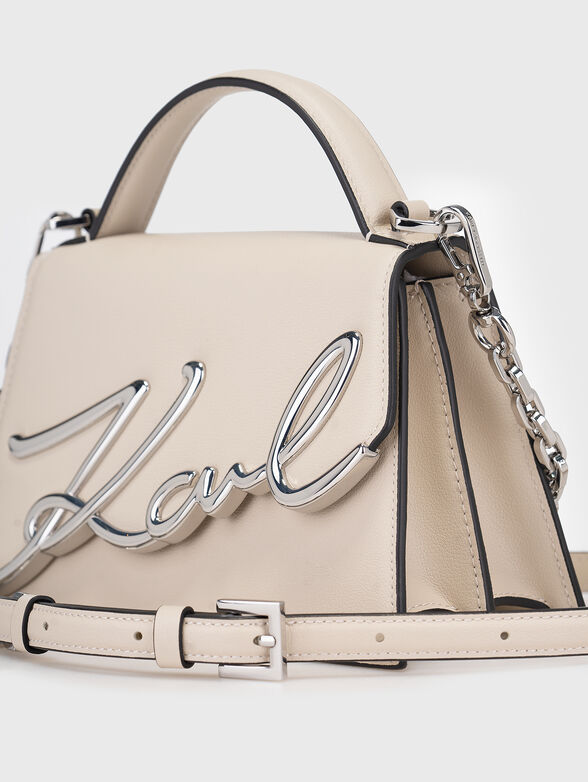 K/SIGNATURE 2.0 crossbody bag in leather  - 5