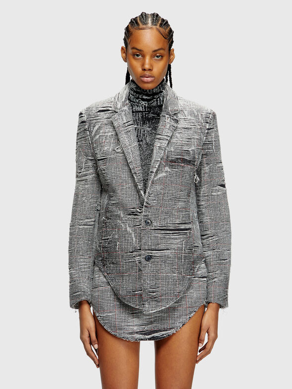 DE-PHONIX-FSG blazer with rips - 1