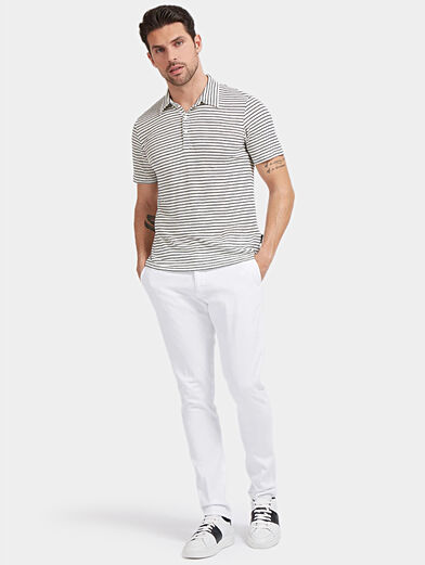 Striped polo-shirt - 1