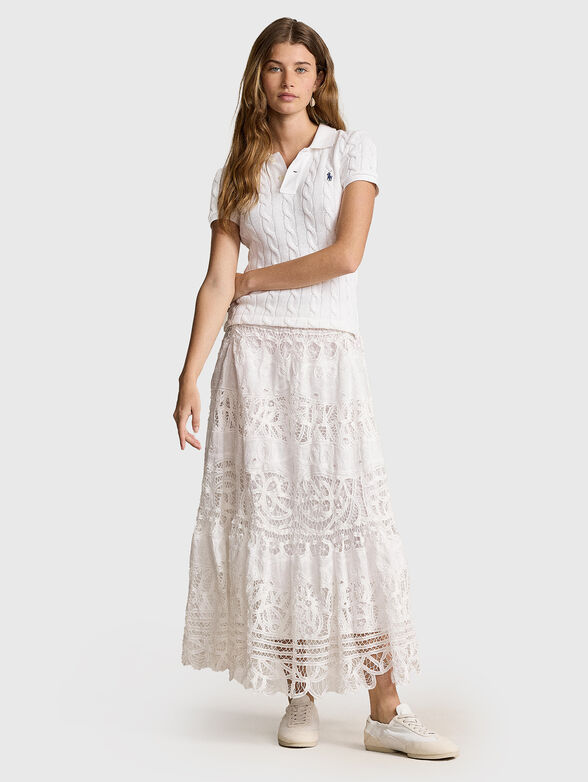 Lace maxi skirt - 4
