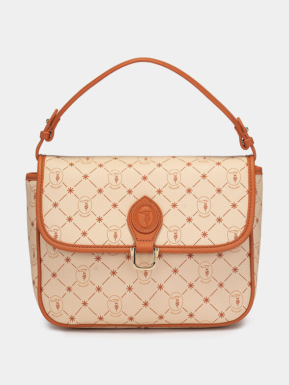 CLAVEL handbag with monogram logo print - 1