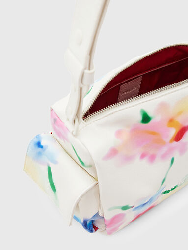 Floral-print shoulder bag  - 5
