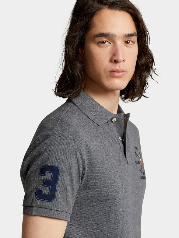 Polo-shirt with embroidery on the back - 3