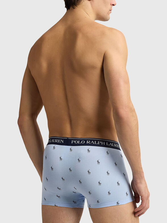 Set of three pairs of boxers with logo stripe - 3