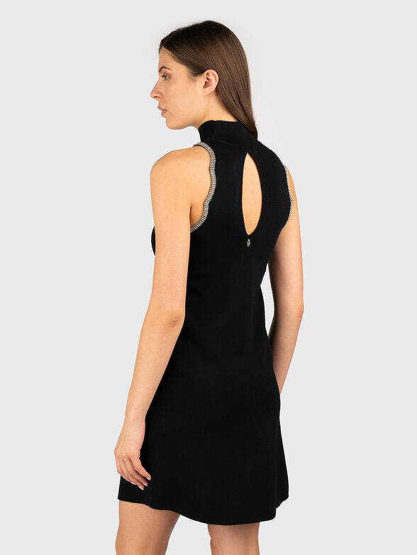 Mini dress with rhinestones - 2