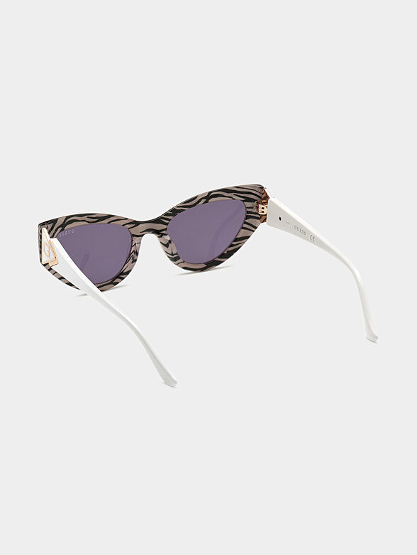 Sun glasses with animal print - 3