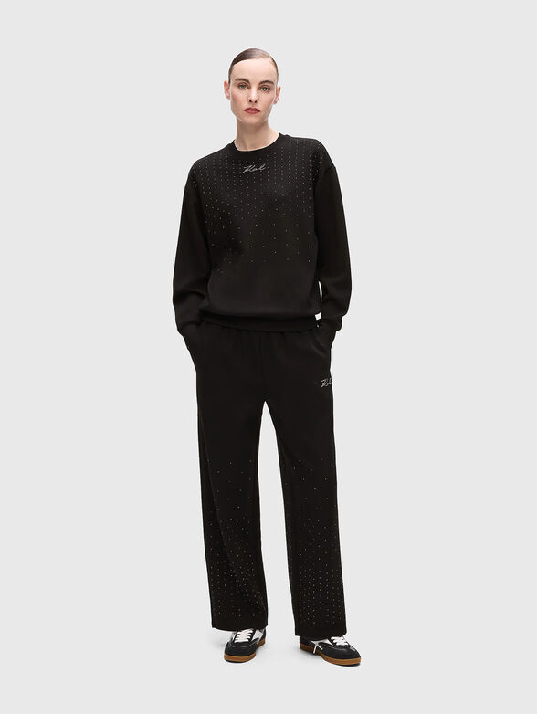 Rhinestone sweatshirt - 2