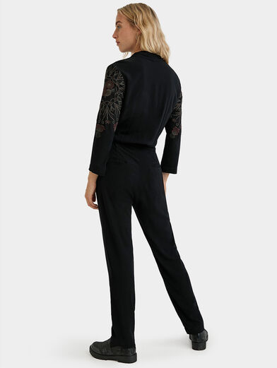 Jumpsuit with floral embroidery - 5