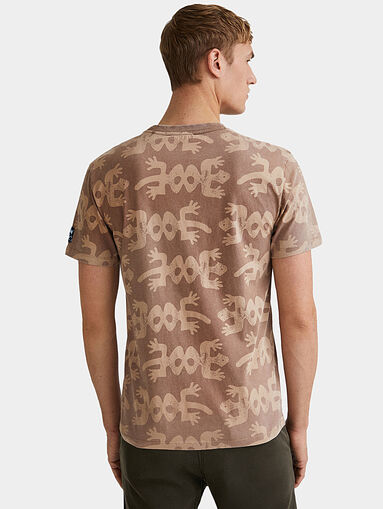 BORIS cotton T-shirt with animal print - 4
