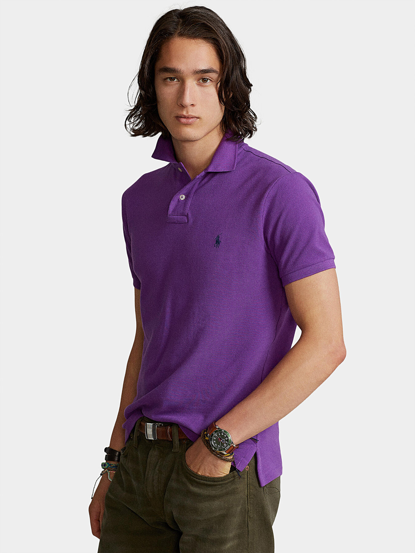Polo shirt of cotton fabric brand POLO RALPH LAUREN